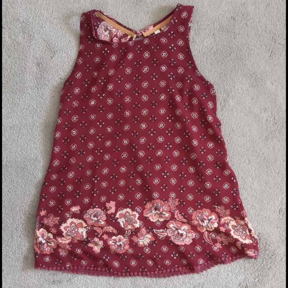 Floral tank top